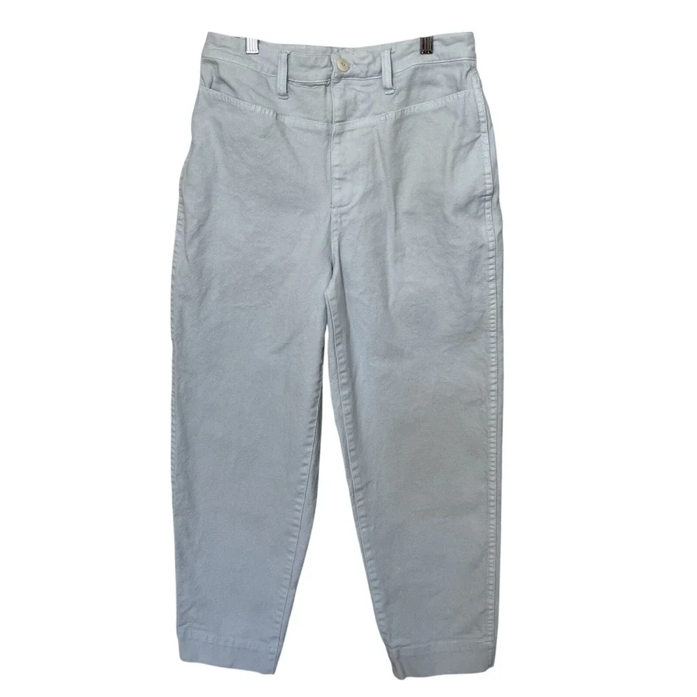 Madewell Jeans Slim Emmett Tapered Leg‎ Pants Yoke Edition Light Blue Sz 28